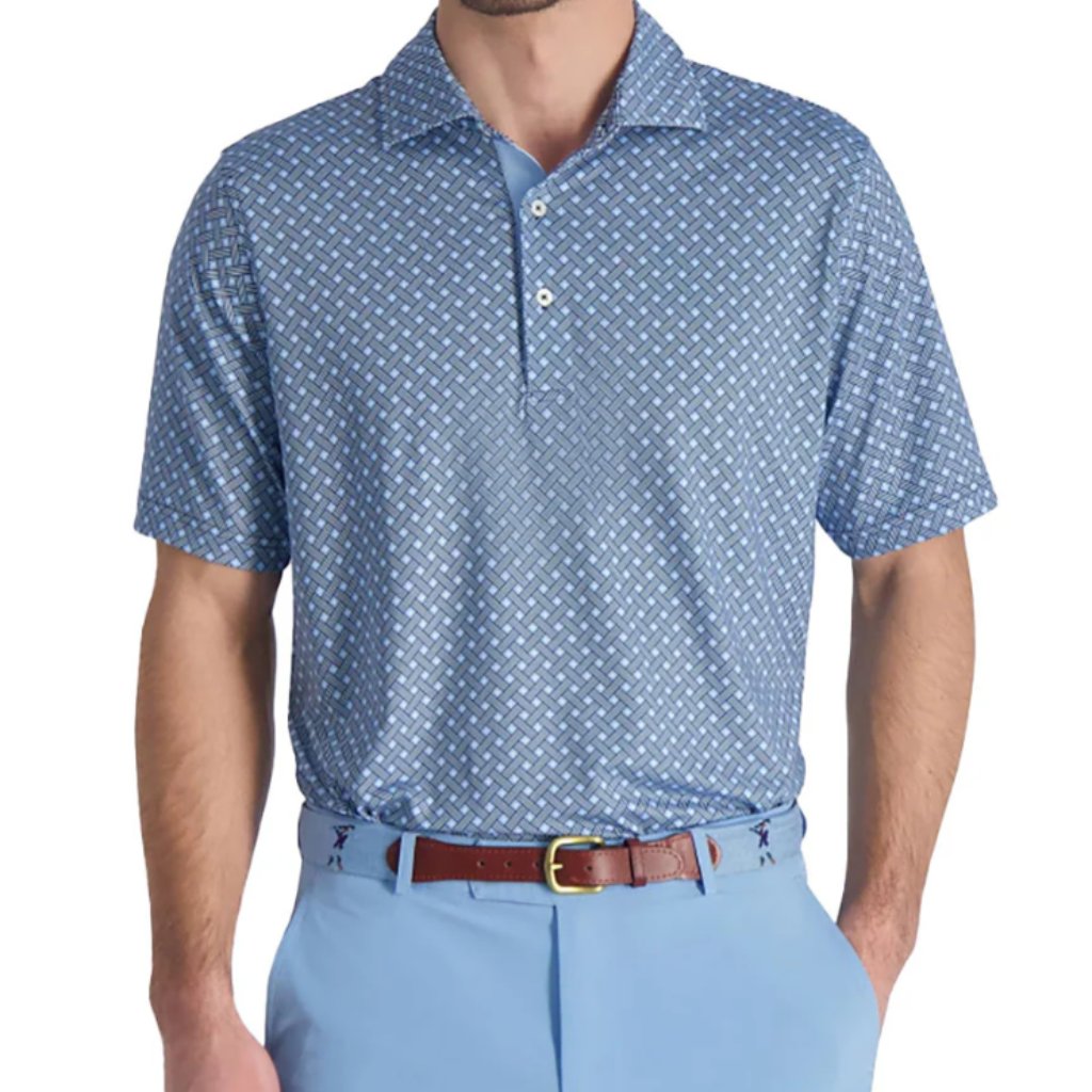 Fairway  Greene Francis Print Mens Golf Polo